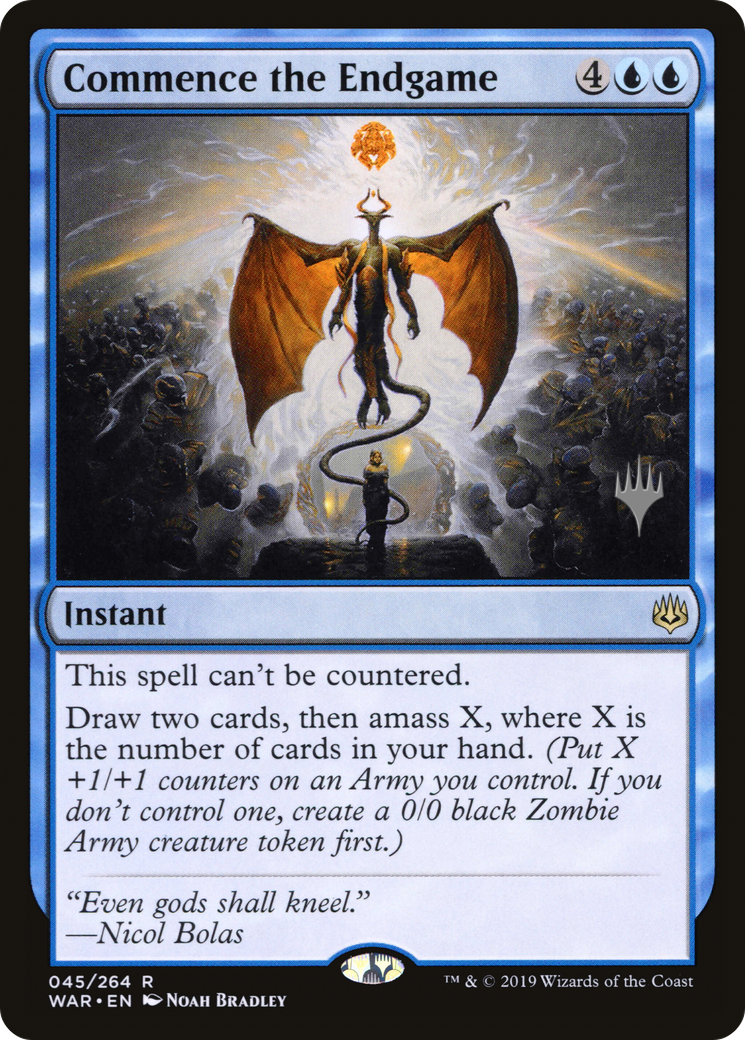 Commence the Endgame (PPELD-045) [Promo Pack: War of the Spark Promos] Foil