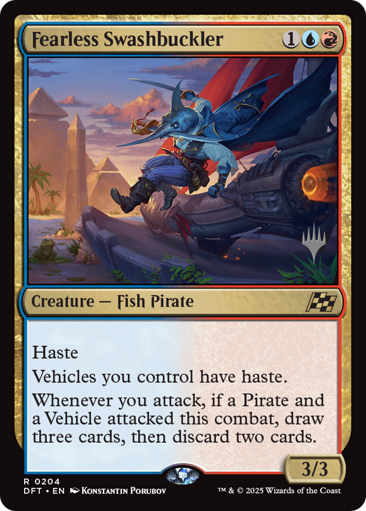 Fearless Swashbuckler (PPDFT-204) [Promo Pack: Aetherdrift]