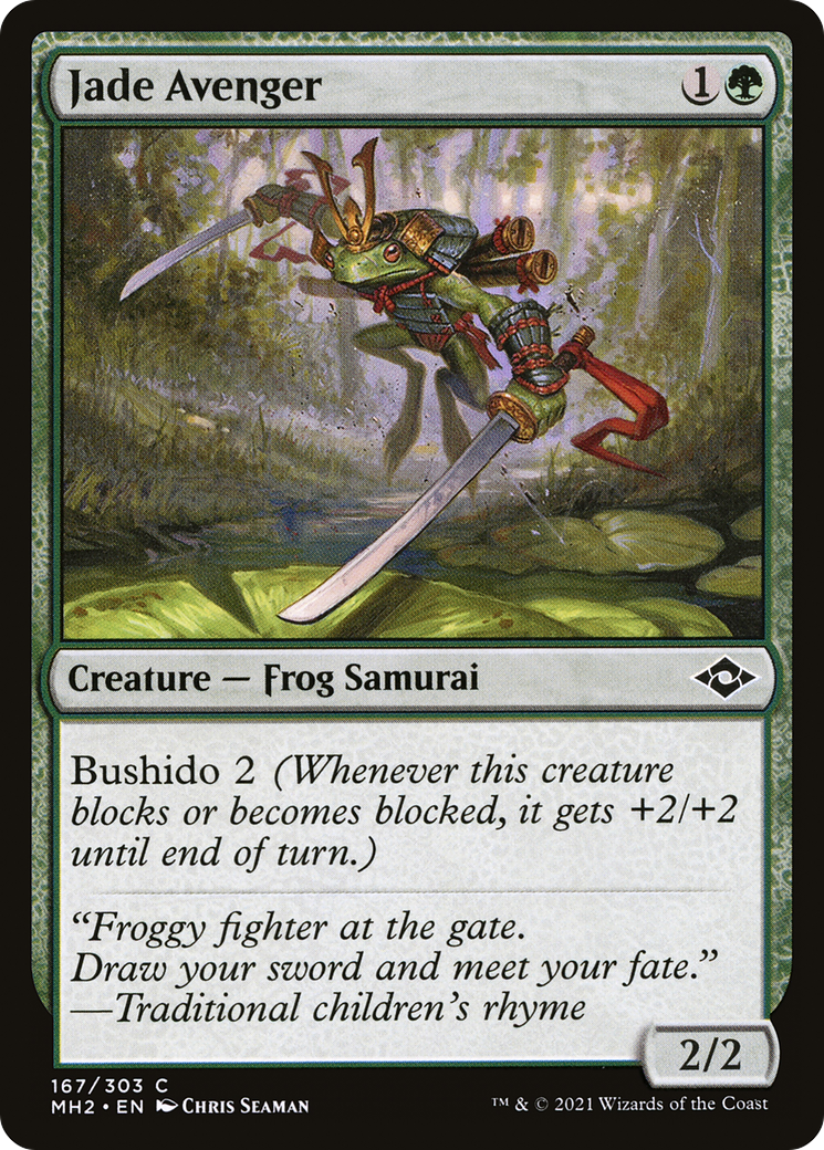 Jade Avenger (MH2-167) [Modern Horizons 2] Foil
