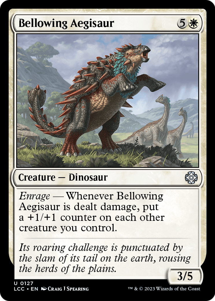Bellowing Aegisaur (LCC-127) [The Lost Caverns of Ixalan Commander]