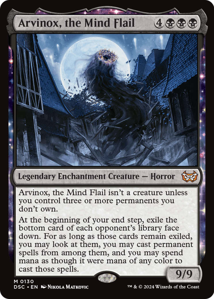 Arvinox, the Mind Flail (DSC-130) [Duskmourn: House of Horror Commander]