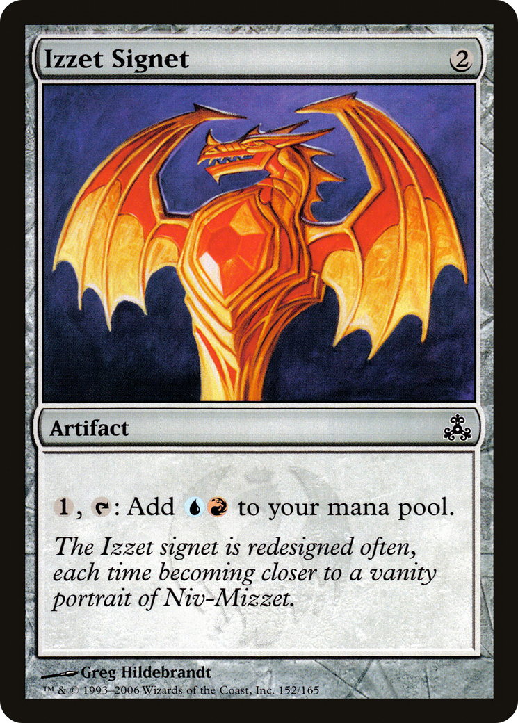 Izzet Signet (GPT-152) [Guildpact]