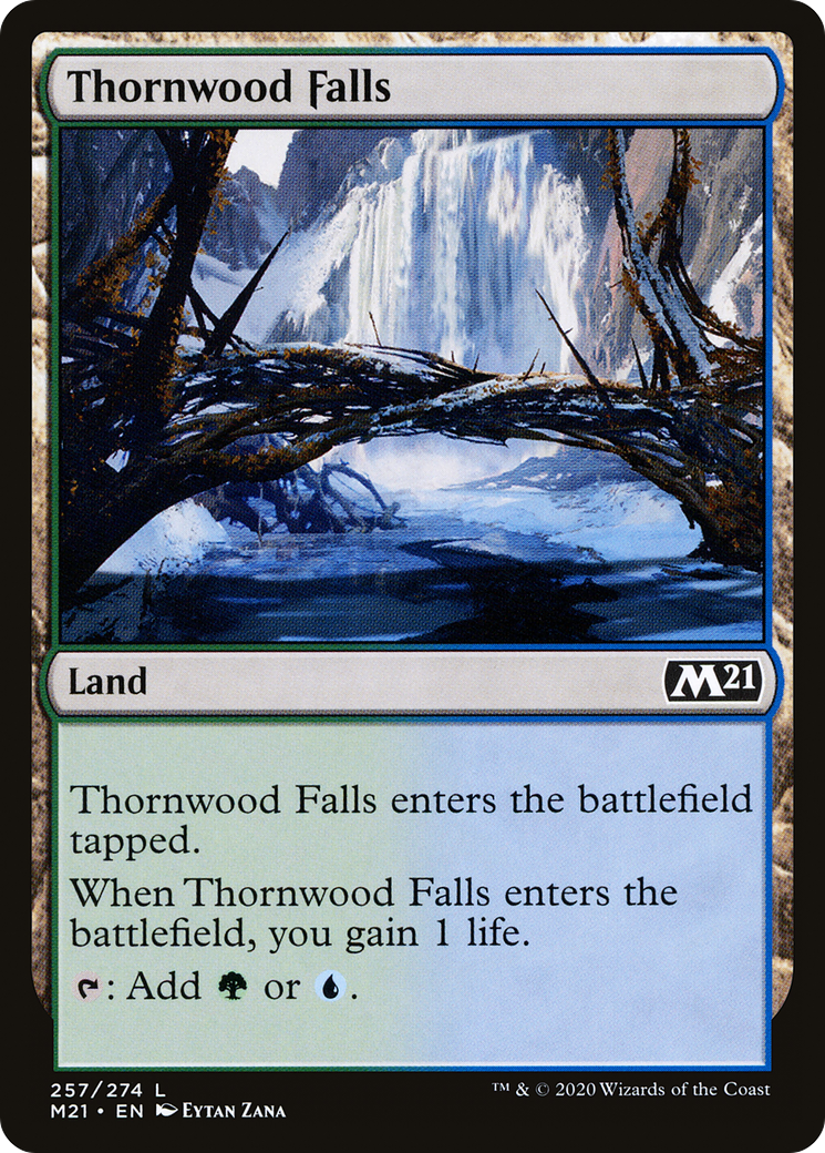 Thornwood Falls (M21-257) [Core Set 2021] Foil