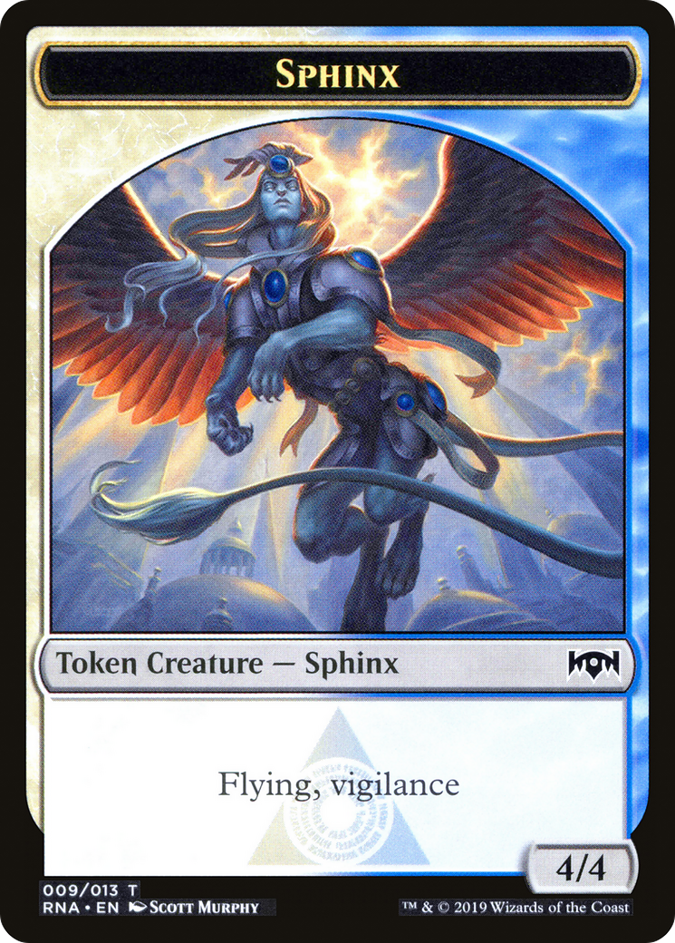 Sphinx Token (RNA-009) [Ravnica Allegiance Tokens]