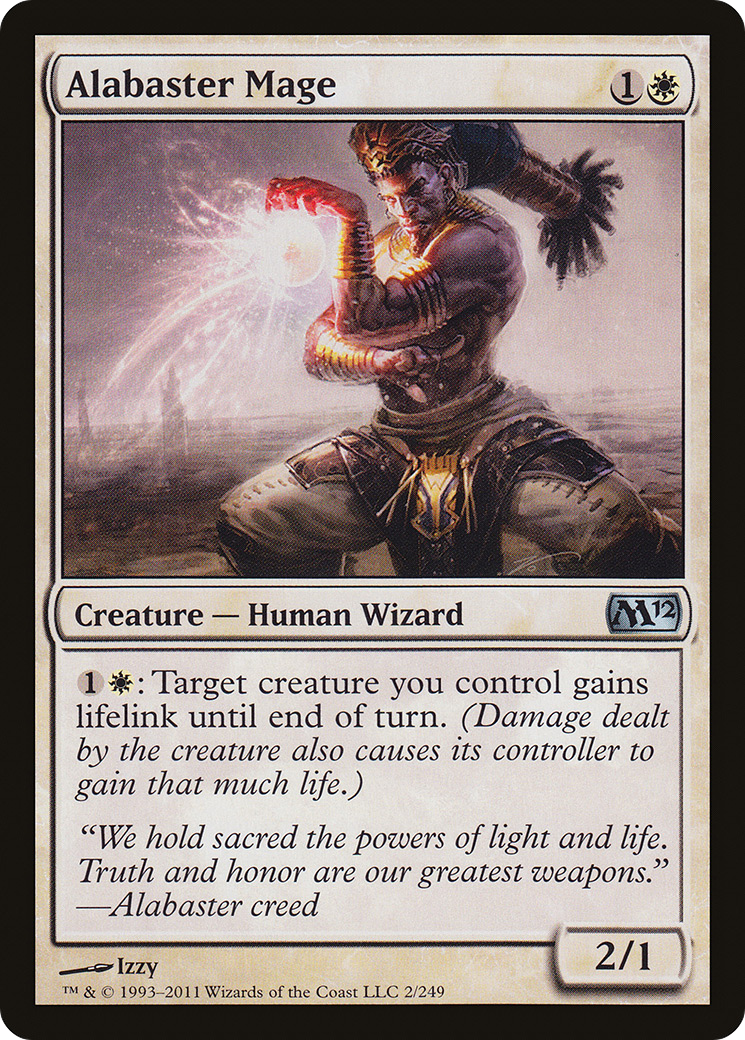 Alabaster Mage (M12-002) [Magic 2012] Foil