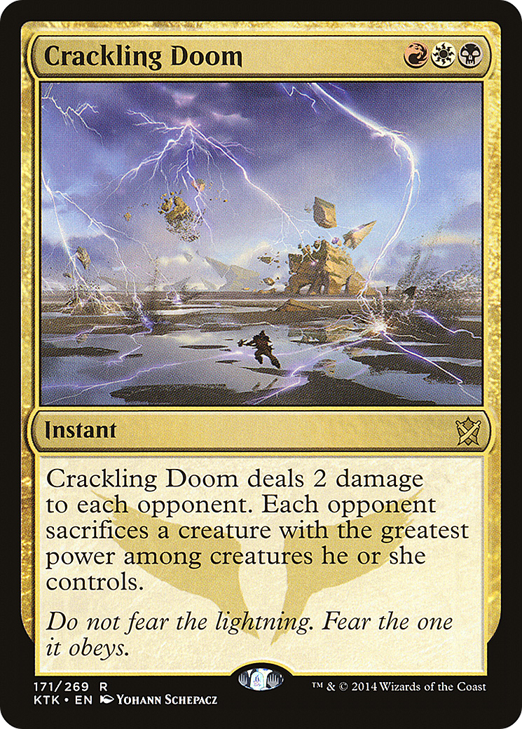 Crackling Doom (KTK-171) [Khans of Tarkir]