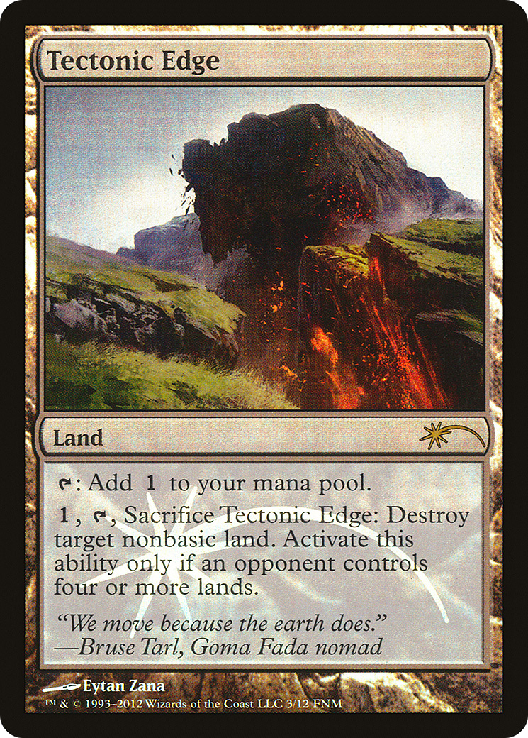 Tectonic Edge [Friday Night Magic 2012] Foil