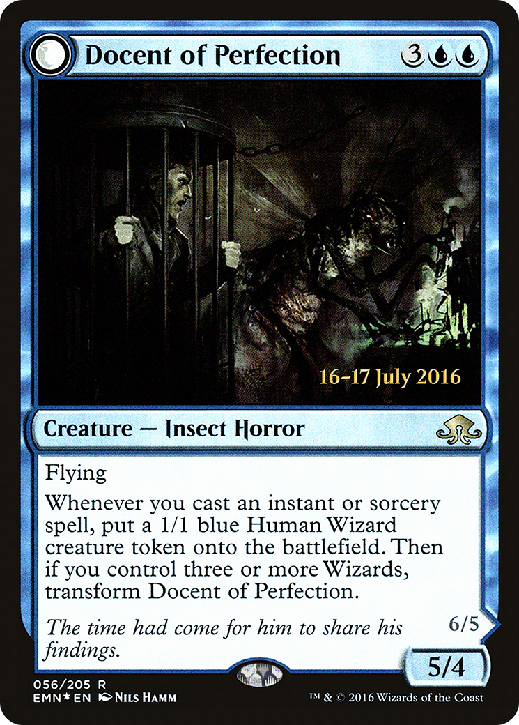 Docent of Perfection (PRE-56S) [Eldritch Moon Promos] Foil