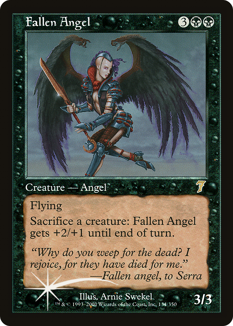 Fallen Angel (7ED-134★) [7th Edition] Foil