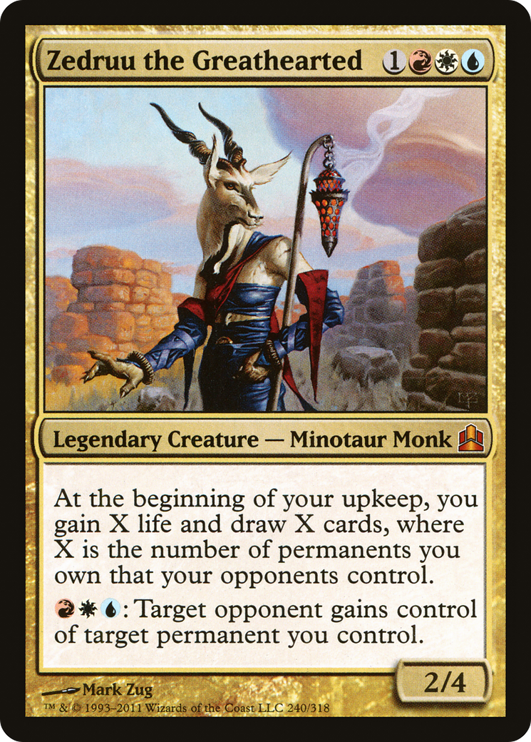 Zedruu the Greathearted (CMD-240) [Commander 2011]