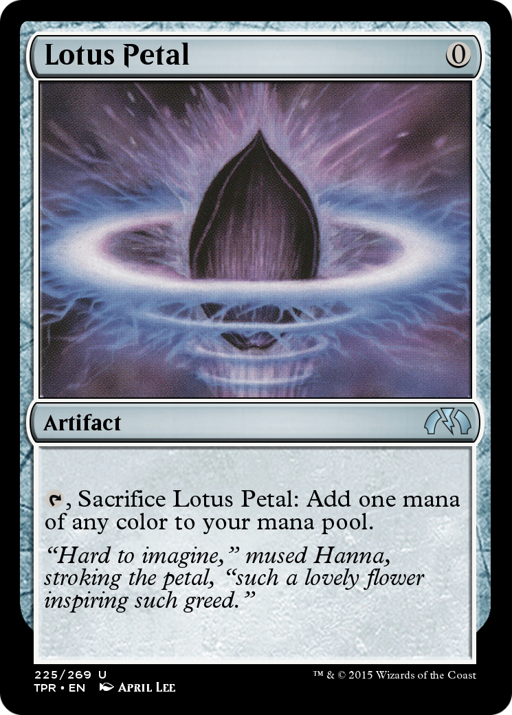 Lotus Petal (TPR-225) [Tempest Remastered] Foil