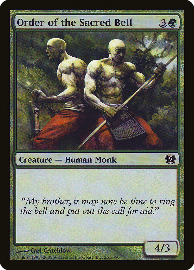Order of the Sacred Bell (9ED-261) [9th Edition] Foil
