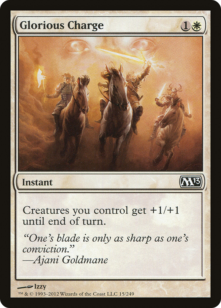 Glorious Charge (M13-015) [Magic 2013] Foil