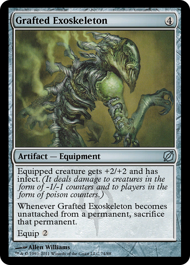 Grafted Exoskeleton (TD2-074) [Duel Decks: Mirrodin Pure vs. New Phyrexia]