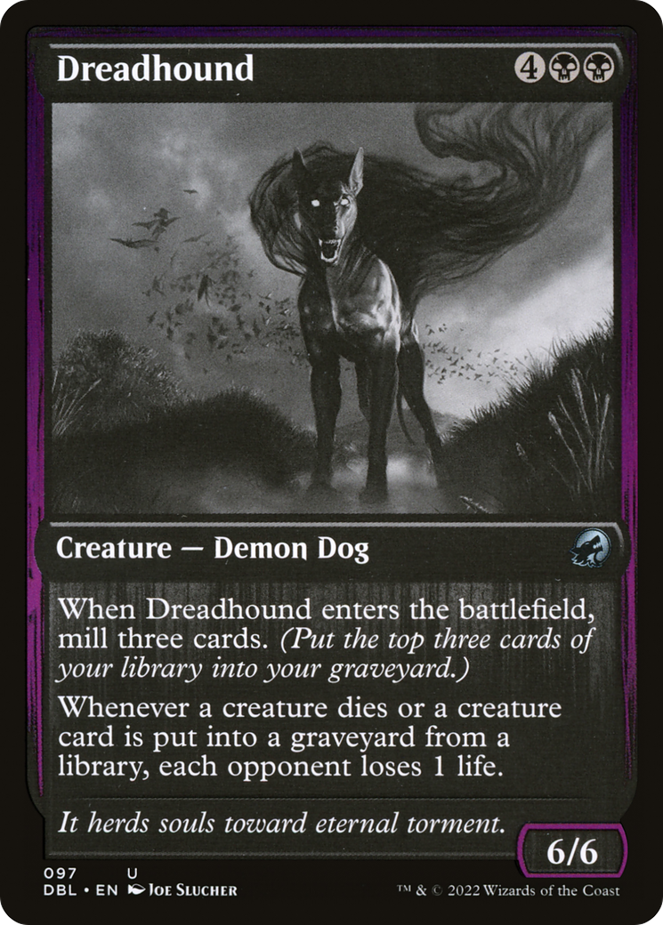 Dreadhound (DBL-097) [Innistrad: Double Feature] Foil