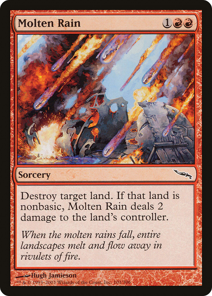 Molten Rain (MRD-101) [Mirrodin]
