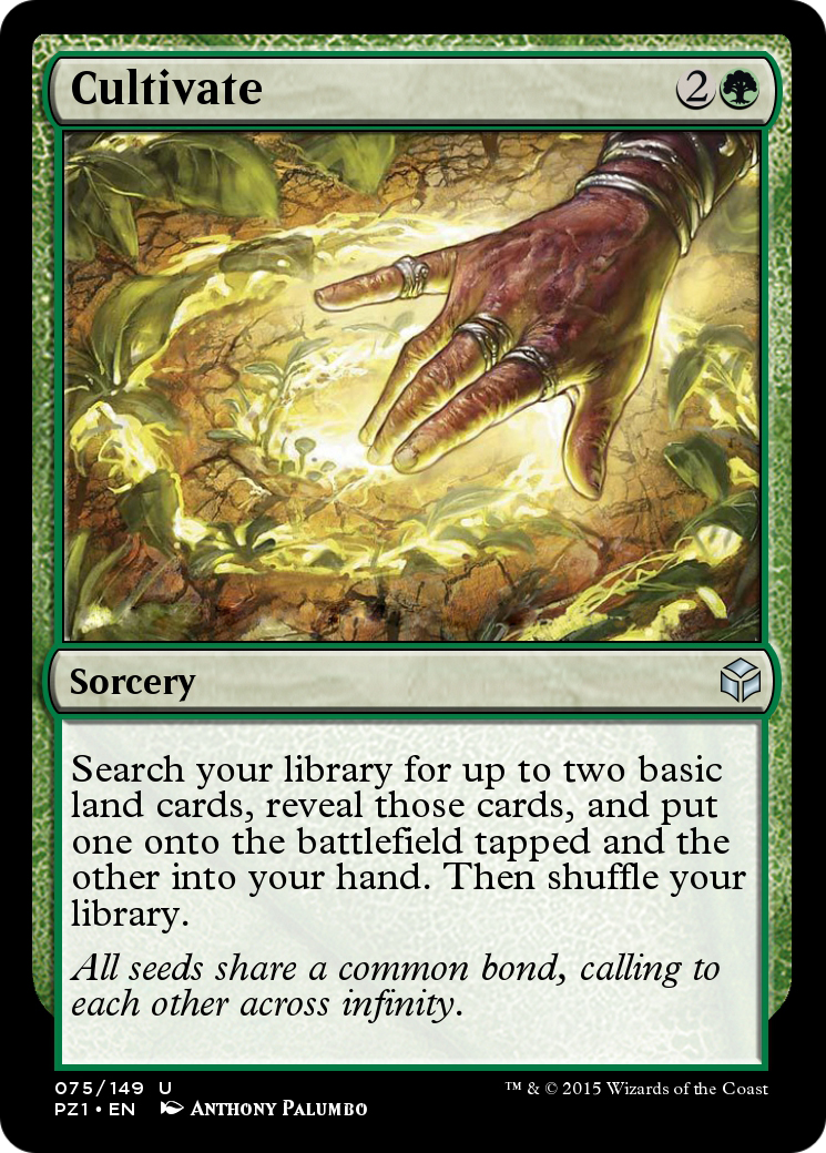 Cultivate (PZ1-075) [Legendary Cube Prize Pack] Foil