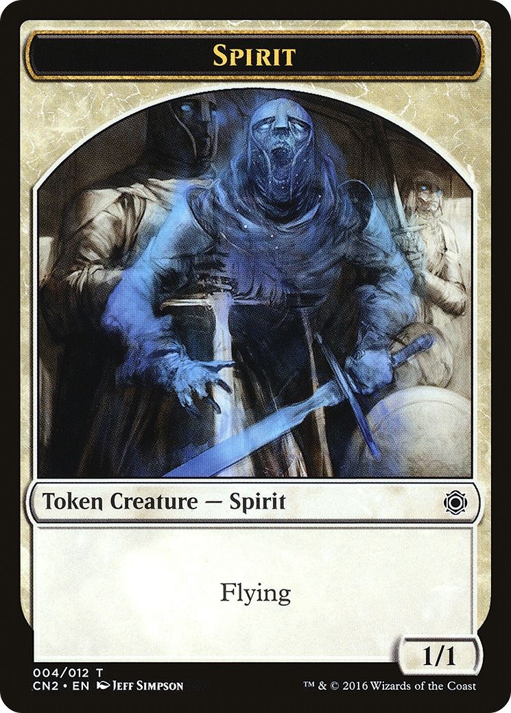 Spirit Token (CN2-004) [Conspiracy: Take the Crown Tokens]