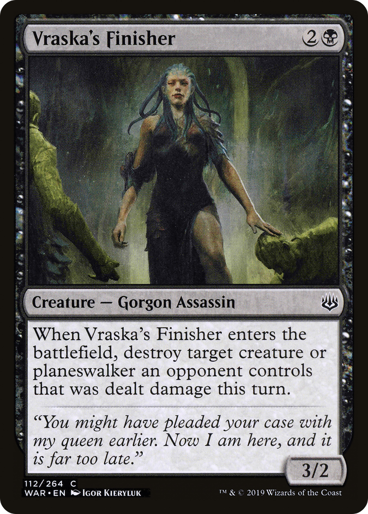 Vraska's Finisher (WAR-112) [War of the Spark]