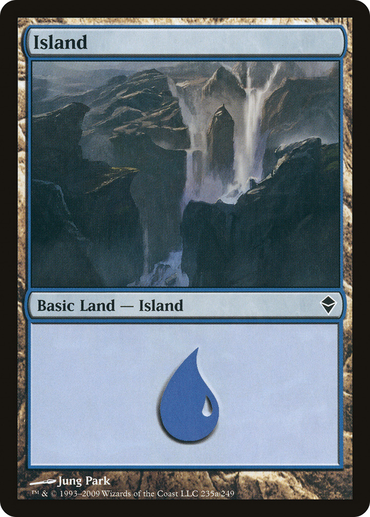 Island (ZEN-235A) [Zendikar]