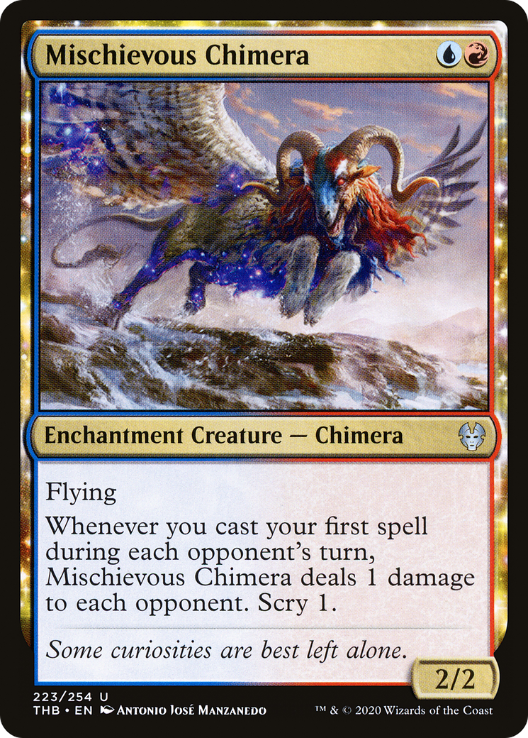 Mischievous Chimera (THB-223) [Theros Beyond Death]