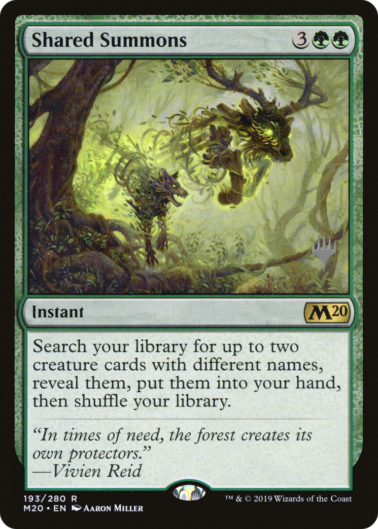 Shared Summons (PPM20-193) [Promo Pack: Core Set 2020 Promos] Foil