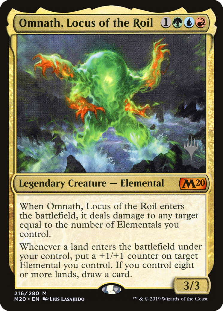 Omnath, Locus of the Roil (PPM20-216) [Promo Pack: Core Set 2020 Promos] Foil