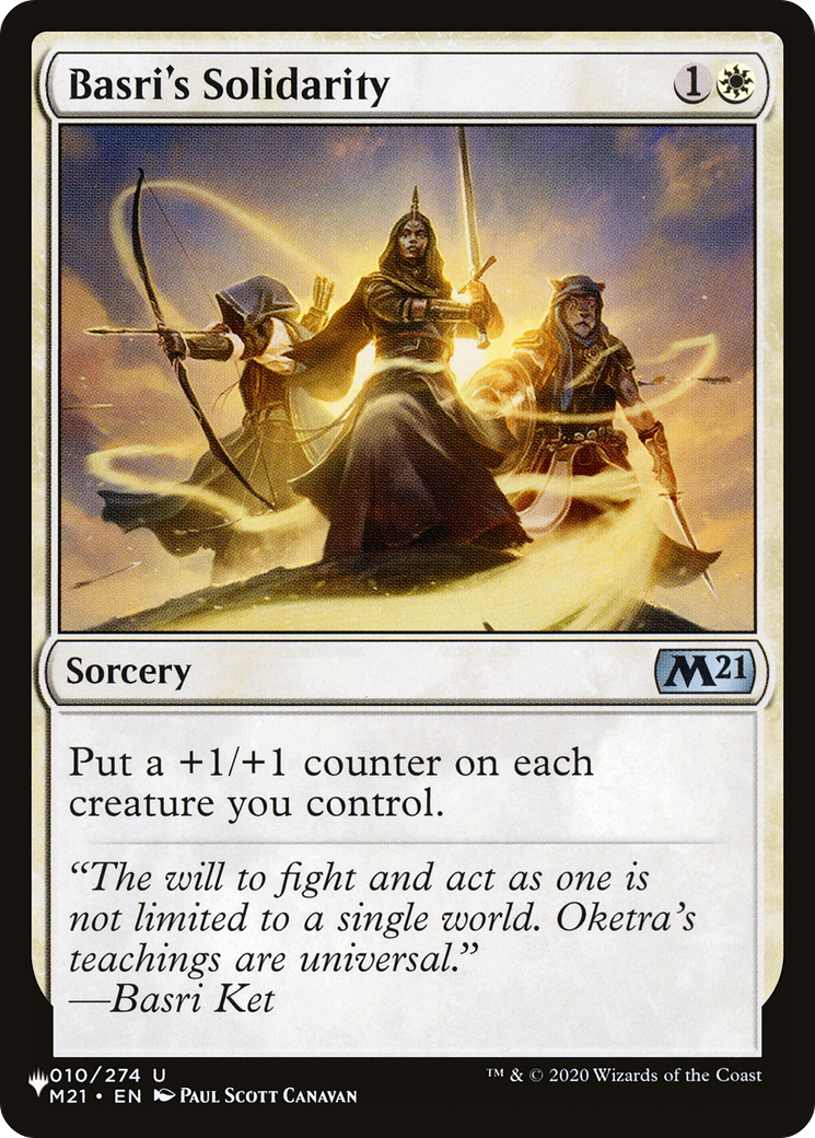 Basri's Solidarity (LIST-M21-10) [The List]