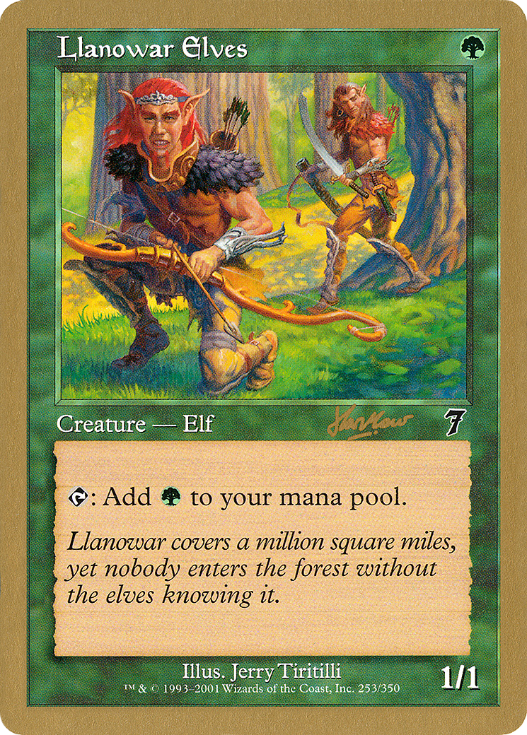 Llanowar Elves - 2002 Sim Han How (7ED) [World Championship Decks 2002]