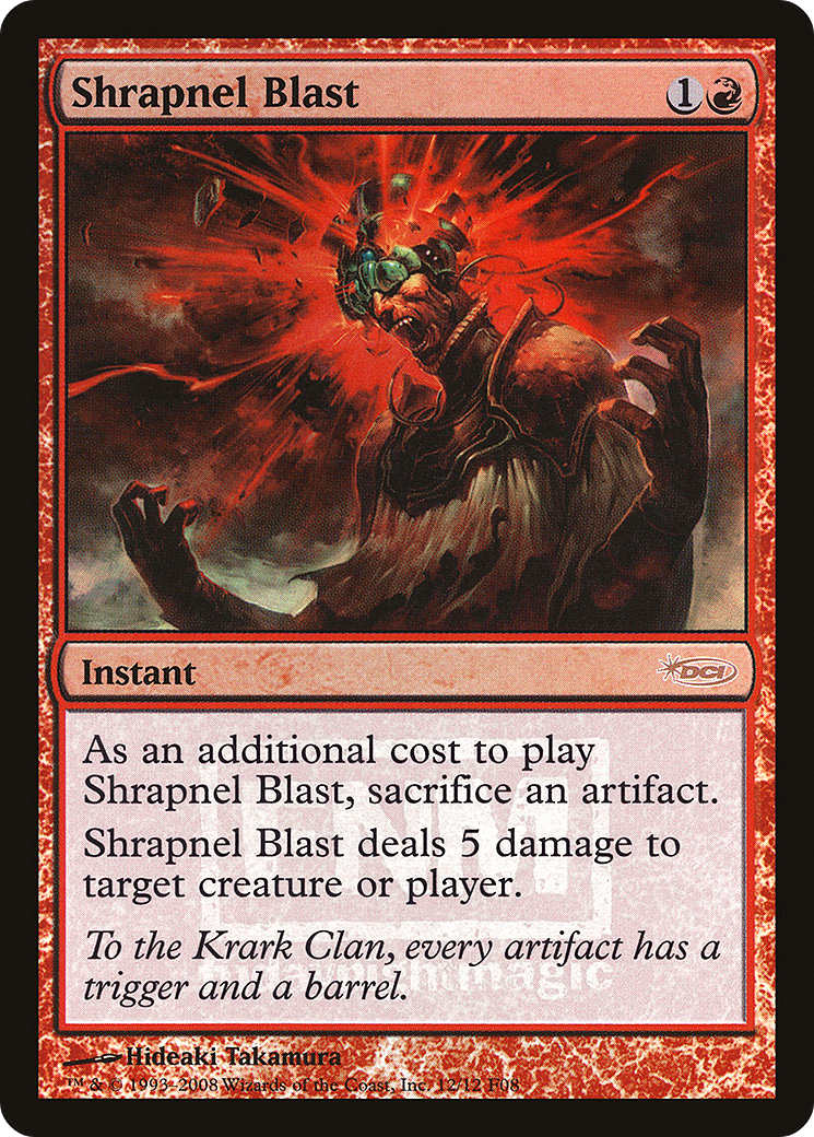 Shrapnel Blast [Friday Night Magic 2008] Foil