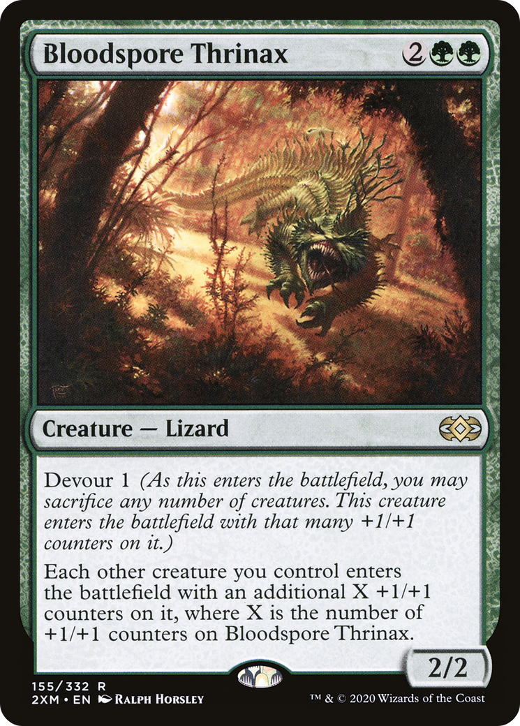 Bloodspore Thrinax (2XM-155) [Double Masters] Foil