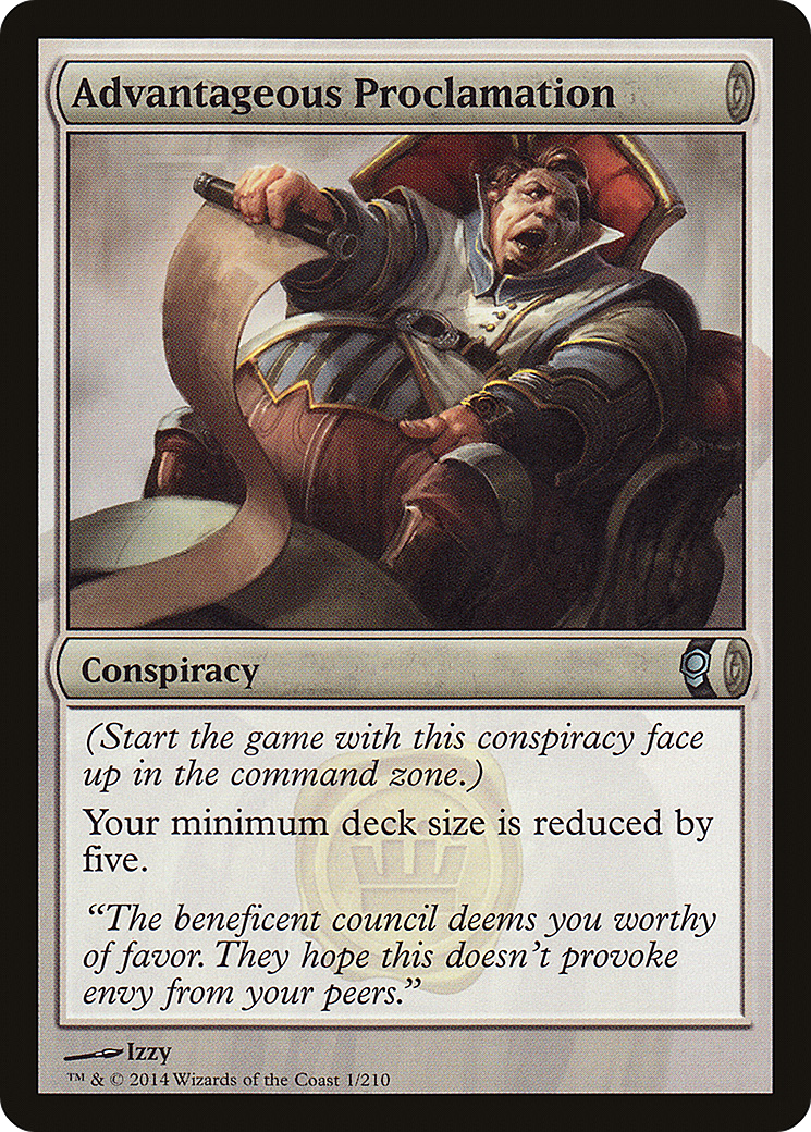 Advantageous Proclamation (CNS-001) [Conspiracy] Foil