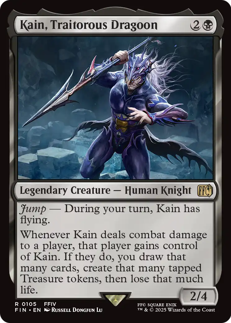Kain, Traitorous Dragoon (FIN-105) [FINAL FANTASY] Foil