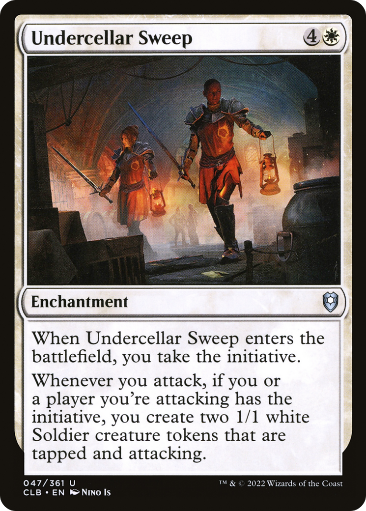 Undercellar Sweep (CLB-047) [Commander Legends: Battle for Baldur's Gate] Foil