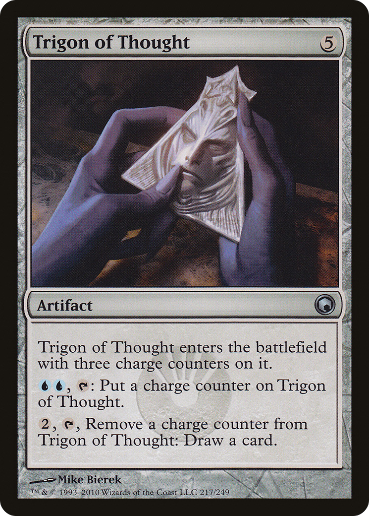 Trigon of Thought (SOM-217) [Scars of Mirrodin] Foil