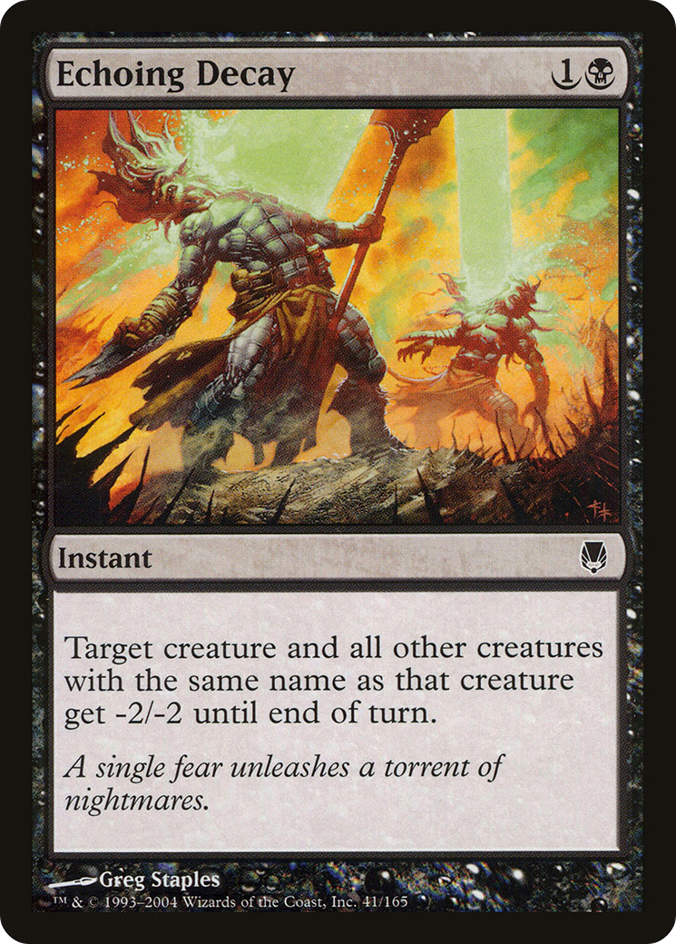 Echoing Decay (DST-041) [Darksteel] Foil