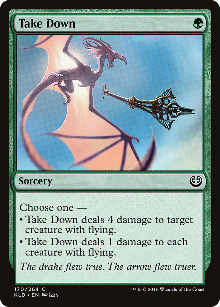 Take Down (KLD-170) [Kaladesh] Foil