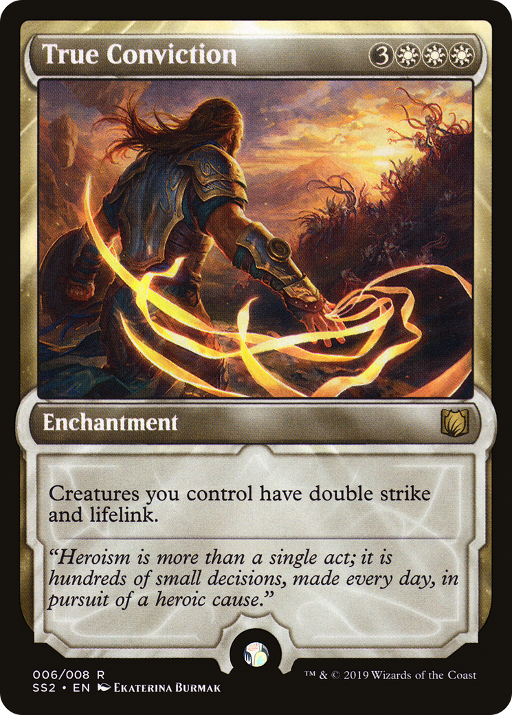 True Conviction (SS2-006) [Signature Spellbook: Gideon] Foil