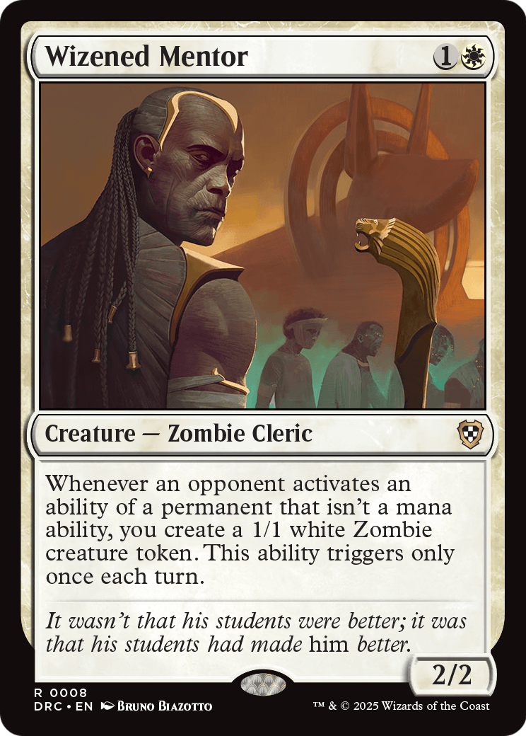 Wizened Mentor (DRC-008) [Commander: Aetherdrift]