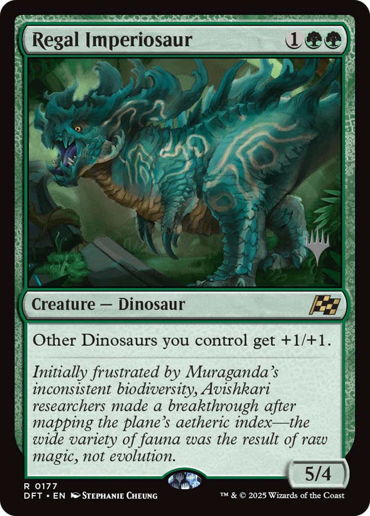 Regal Imperiosaur (PPDFT-177) [Promo Pack: Aetherdrift]