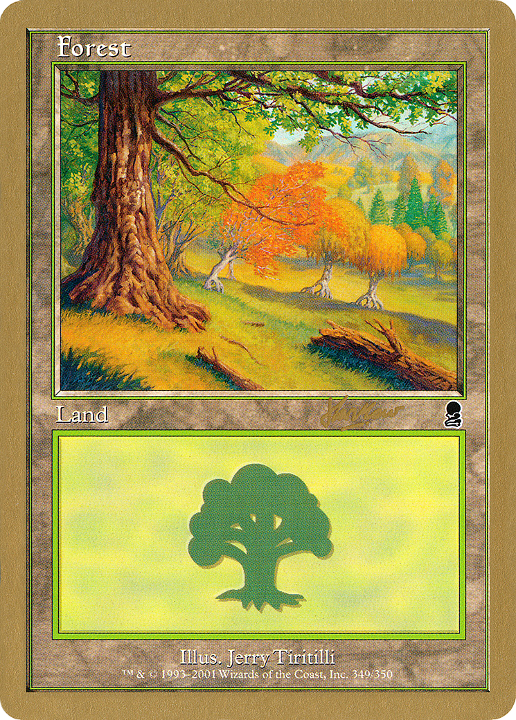 Forest (349) - 2002 Sim Han How (ODY) [World Championship Decks 2002]