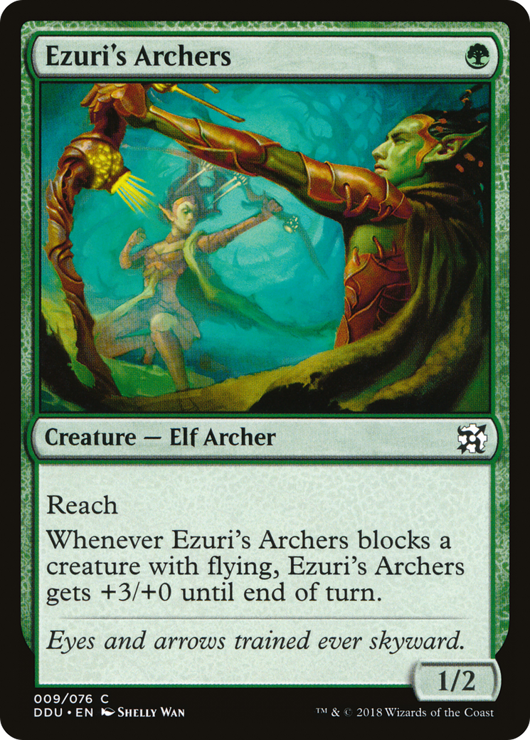 Ezuri's Archers (DDU-009) [Duel Decks: Elves vs. Inventors]