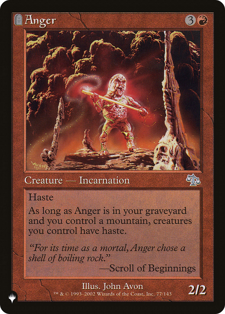 Anger (LIST-JUD-77) [The List]