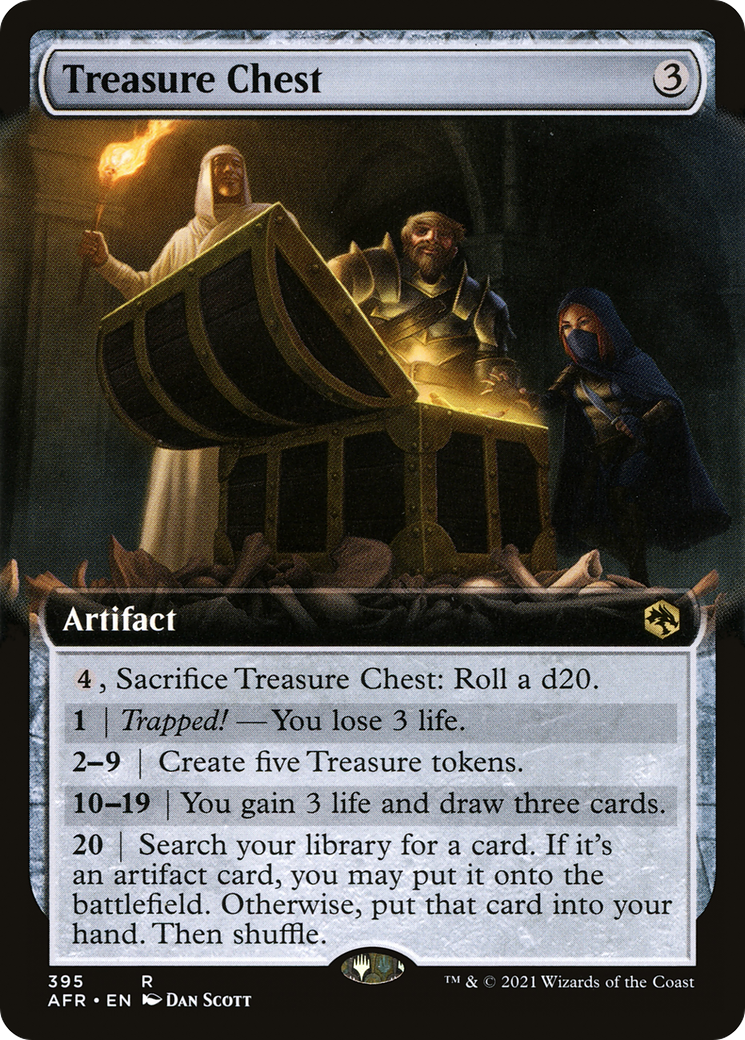Treasure Chest (Extended Art) (AFR-395) [Adventures in the Forgotten Realms] Foil