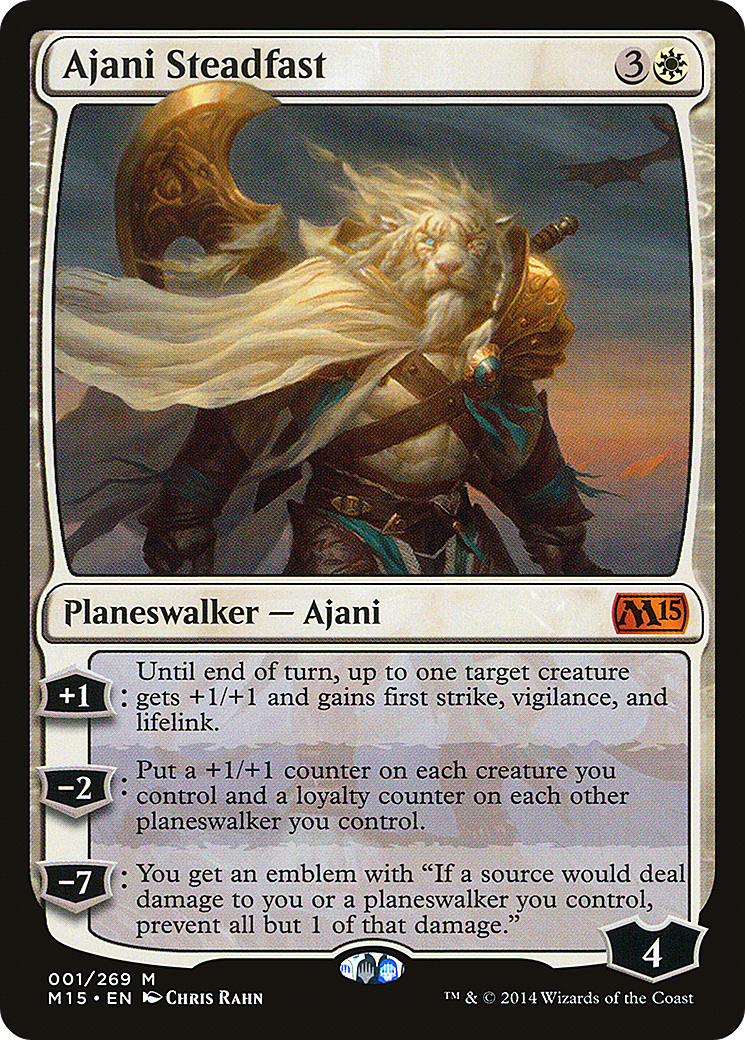 Ajani Steadfast (M15-001) [Magic 2015]