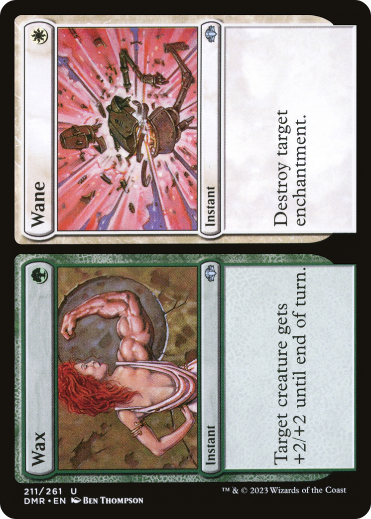 Wax // Wane (DMR-211) [Dominaria Remastered] Foil