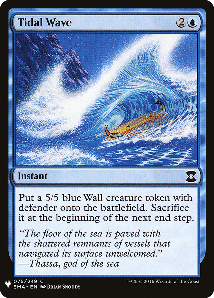 Tidal Wave (LIST-EMA-75) [The List]