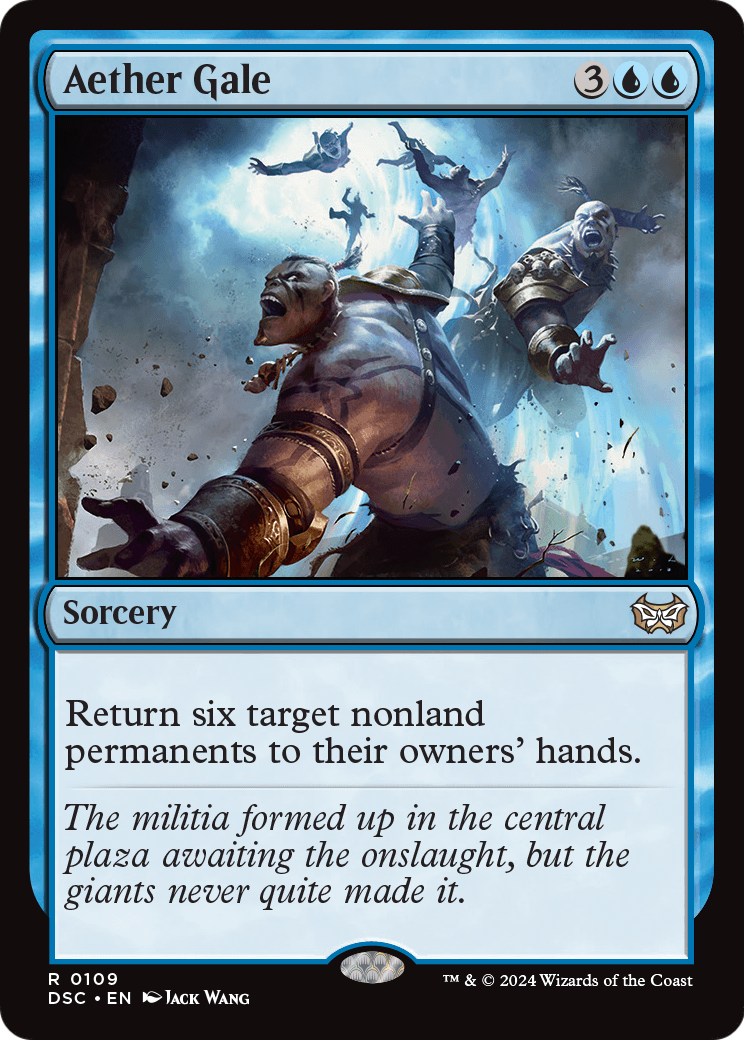 Aether Gale (DSC-109) [Duskmourn: House of Horror Commander]