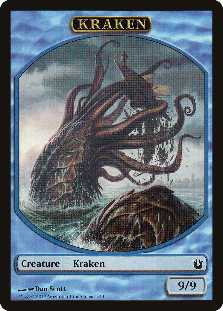 Kraken Token (BNG-005) [Born of the Gods Tokens]