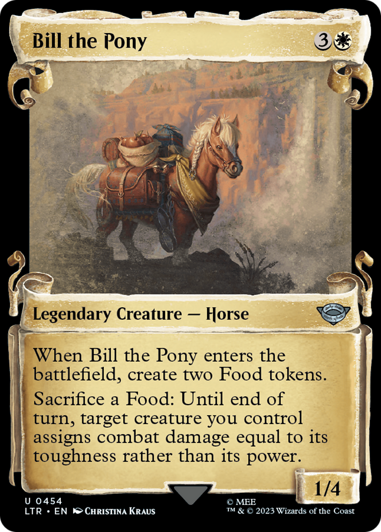 Bill the Pony (Showcase Scrolls) (LTR-454) [The Lord of the Rings: Tales of Middle-earth] Foil